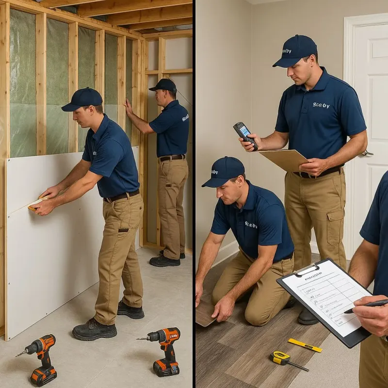 Repairs and Reconstruction process in Hamilton Worcester, MA